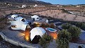 Atemberaubendes geodätisches Haus mit 3 Schlafzimmern und 2 Bädern in Pinoso in Real Estate Alicante