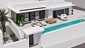 Moderne Villa mit 4 oder 5 Schlafzimmern, Unterbau, Pool und Garage in Real Estate Alicante