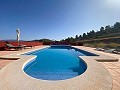 Wunderschöne Villa mit 5 Schlafzimmern und 4 Bädern in Encebras (Pinoso) mit wunderschöner Aussicht! in Real Estate Alicante