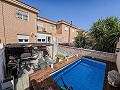 4 Bedroom semi-detached villa in Petrer with private pool in Real Estate Alicante
