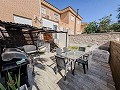4 Bedroom semi-detached villa in Petrer with private pool in Real Estate Alicante