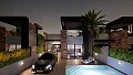 3 Bed Villas with Solarium, optional Pool  & close to Beach in Real Estate Alicante