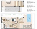 3 Bed Villas with Solarium, optional Pool  & close to Beach in Real Estate Alicante
